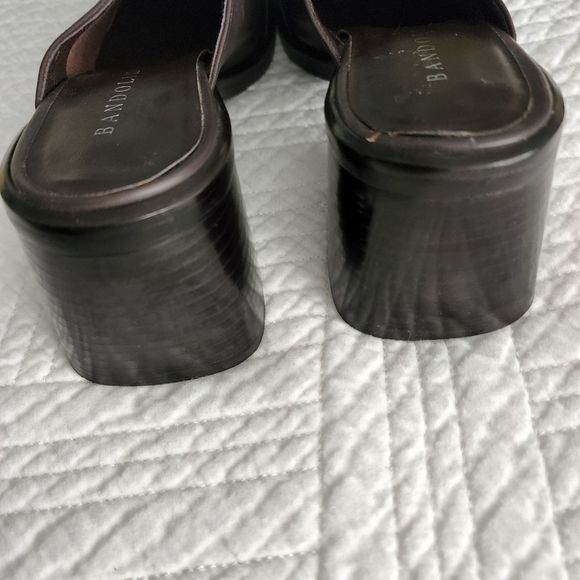 Bandolino 90s y2k leather vintage mules - Picture 3 of 10